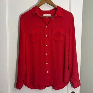 Loft Button Up Blouse
